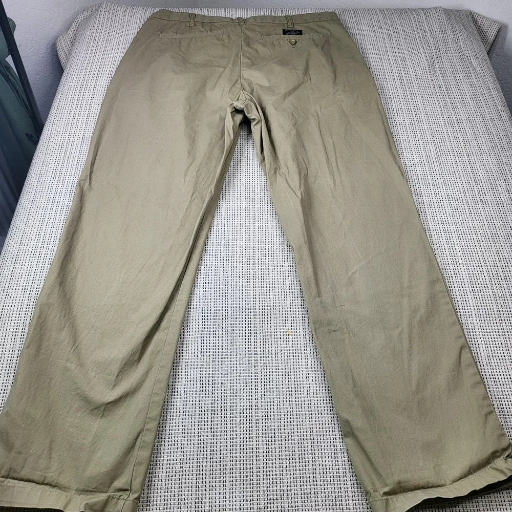 Banana Republic‎ Gavin Pants Mens 38x32 Beige Chino Straight Leg Casual Fit